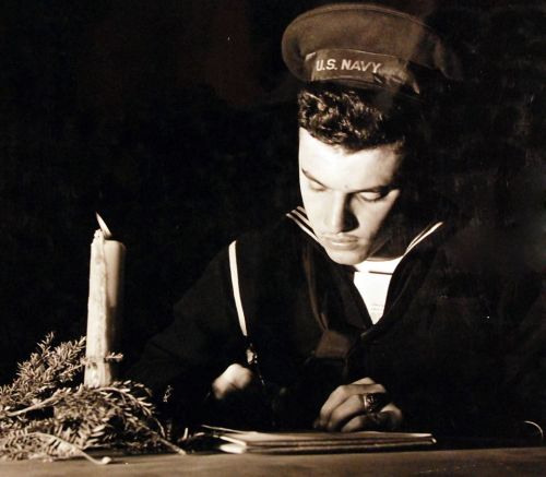 Sailor writing